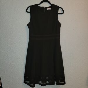 Calvin Klein Black Midi Dress